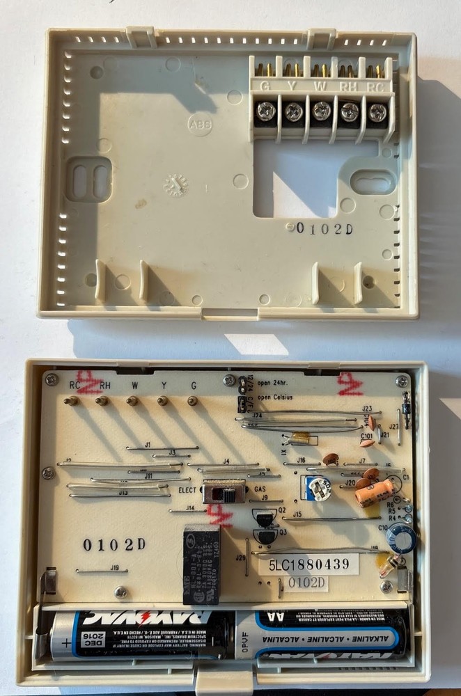 Lux Pro PSP511LC 5-2 Day Programmable Thermostat