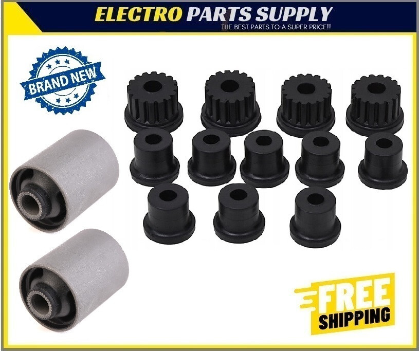 NEW Front + Rear Leaf Spring Bushings Kit for Samurai 86-95 14pcs
