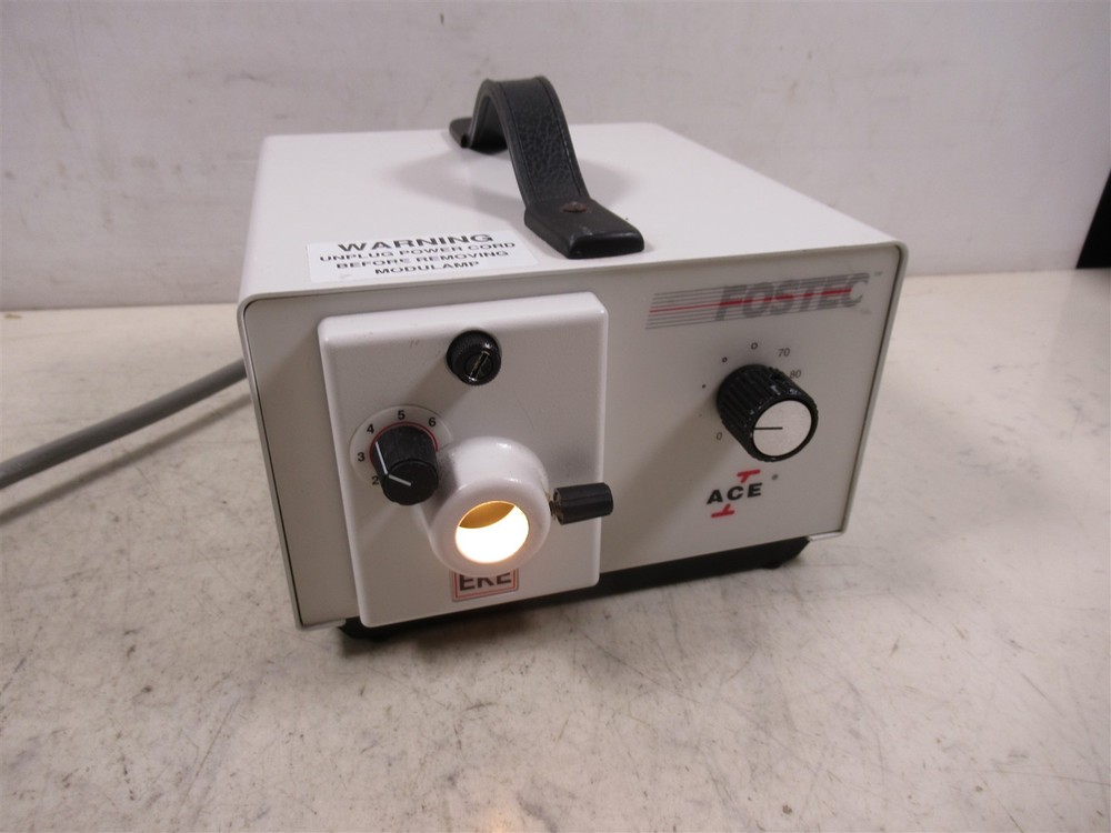 AC Halogen Light Source Optic Illuminator Fostec ACE EKE Light Source 20520