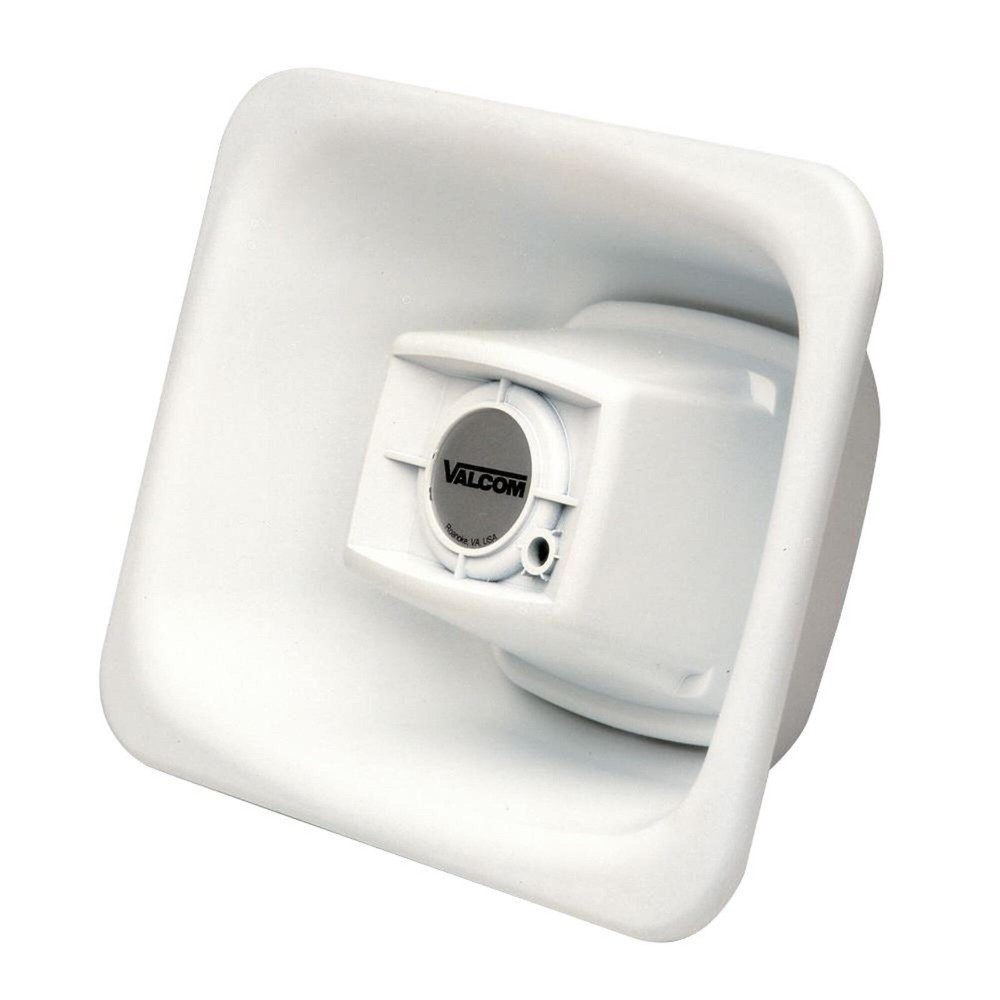 Valcom - V-1080-WH - Valcom FlexHorn V-1080 Speaker System - White - Flush