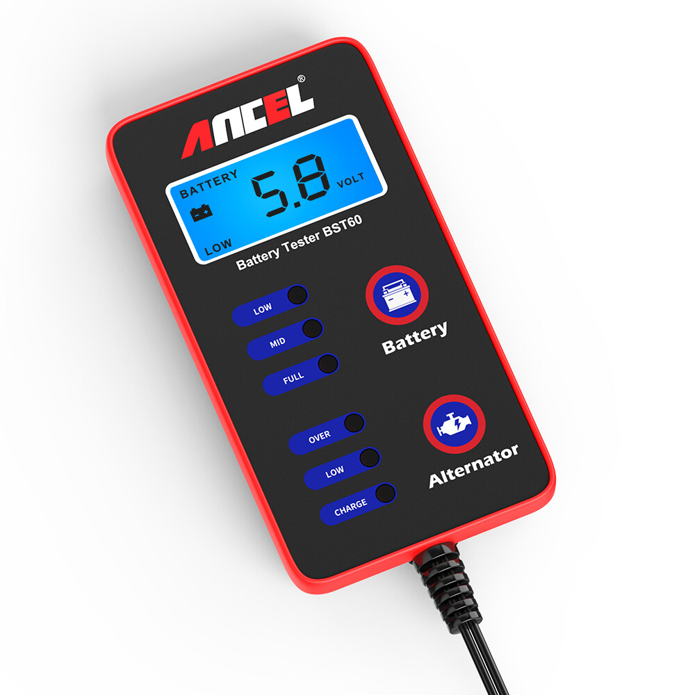 ANCEL BST60 12V Car Battery Tester Digital Analyzer Alternator Charging Tool