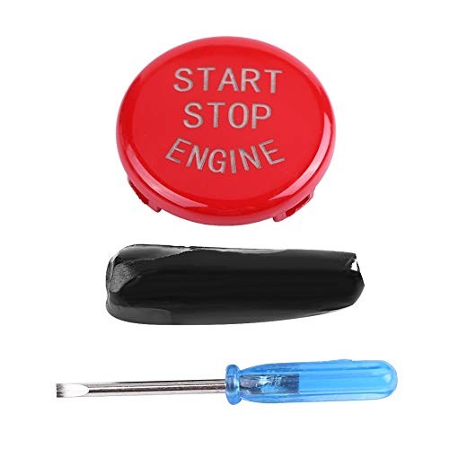 Car Engine Start Stop Switch Button Cover for E Chassis 3 Series E90 E91 Red
