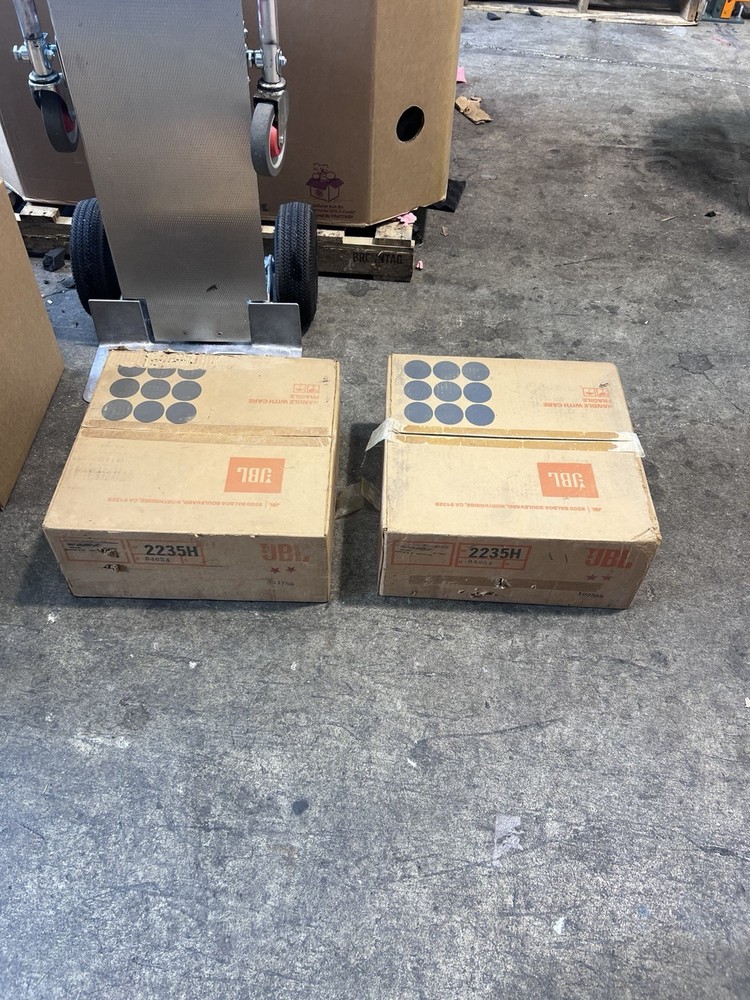 NEW Open Box  Pair JBL 2235H Woofer 8 Ohms ( READ )