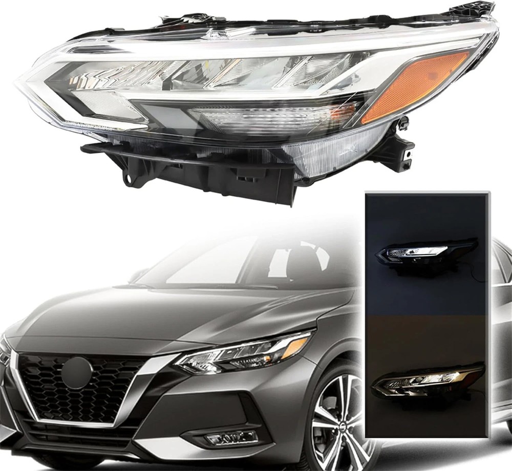 Headlight Assembly Replacement for 2020-2022 Sentra Left Headlamp Driver Side 26