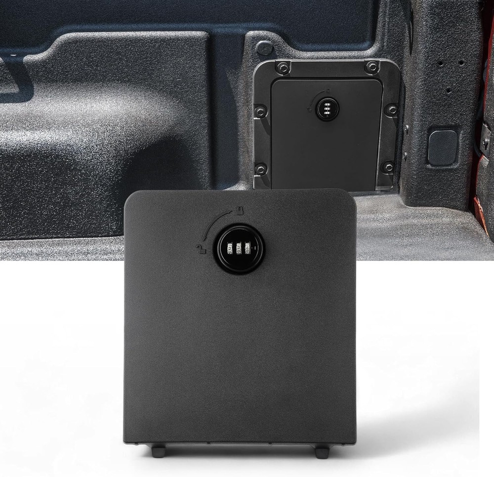 For 2022-2025 Ford Maverick Security Bed Partition Storage Bin with Code Lock