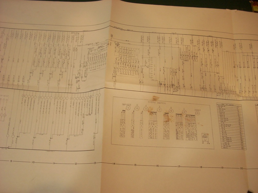 WILLIAMS BEAT TIME Pinball Game Schematic and manual