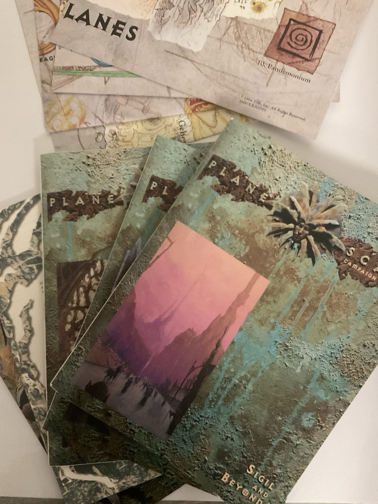 Planescape Campaign setting boxed complete TSR 2600