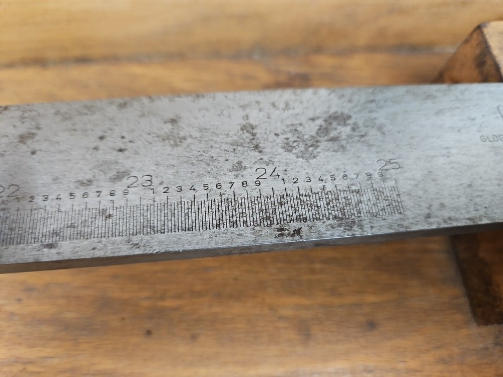 Vintage 25" Steel Schweitzer Caliper Micrometer