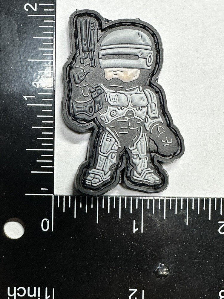 Robocop pvc rubber morale ranger eye patch Edc