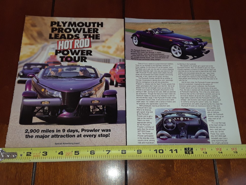 PLYMOUTH PROWLER ORIGINAL 1996 ARTICLE