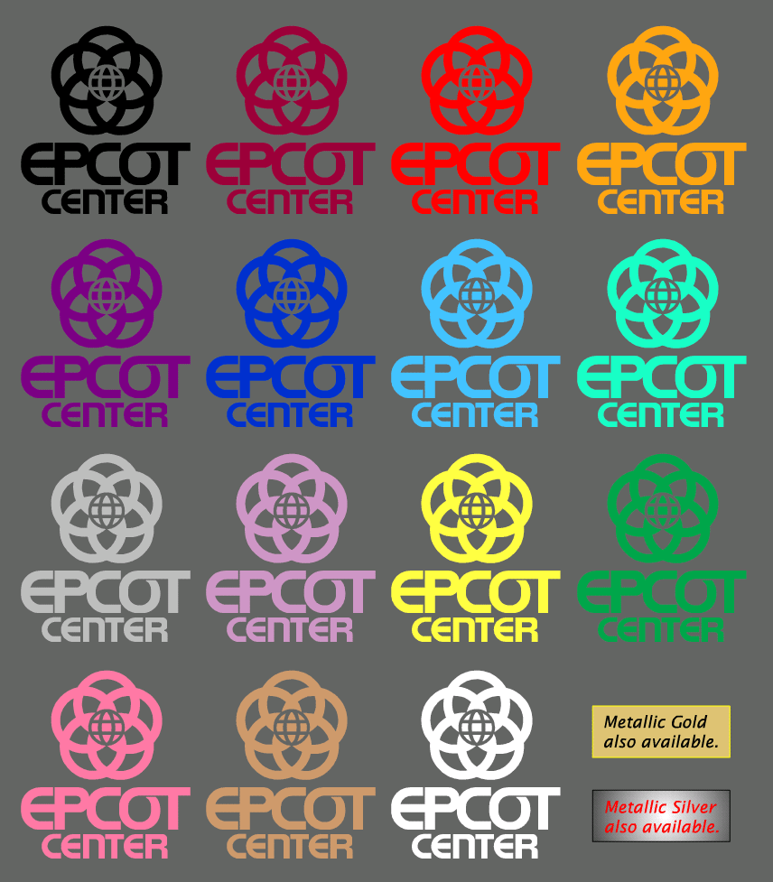 EPCOT Center vinyl decal - custom made NEW