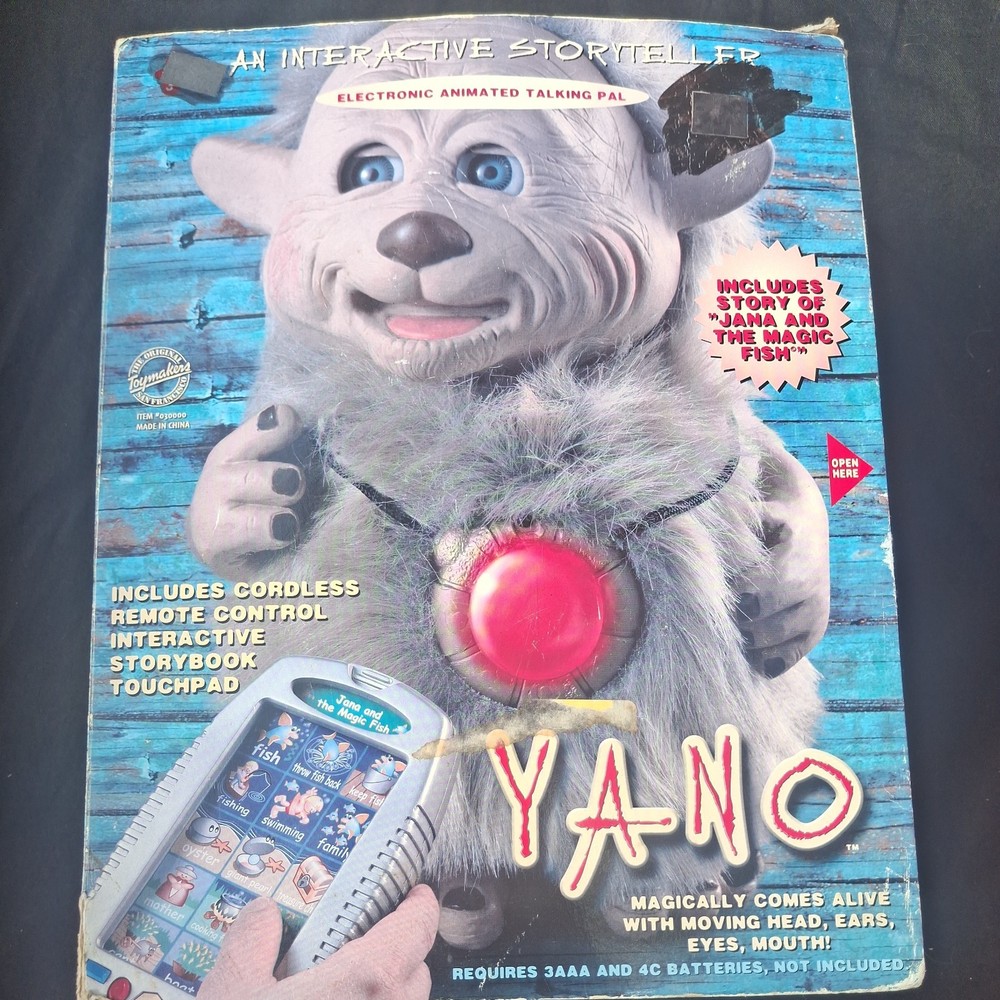 Vintage 2001 YANO Interactive Storyteller Talking toy! untested!