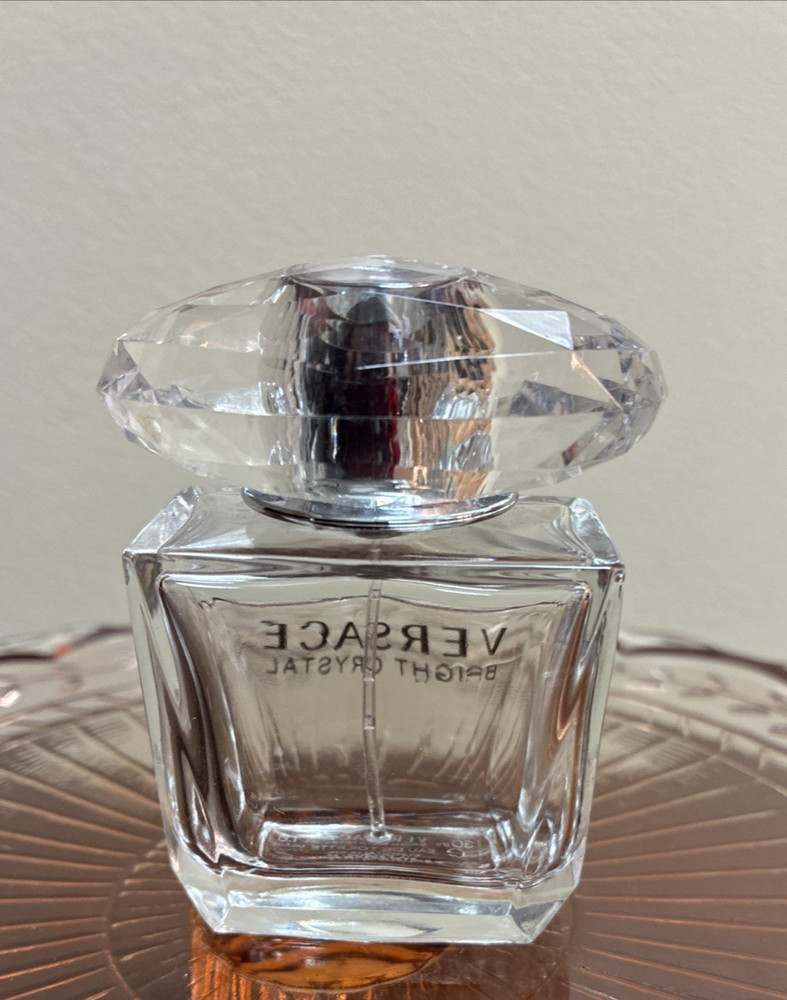EMPTY BOTTLE Versace Bright Crystal by Versace for Women 1 oz - Empty