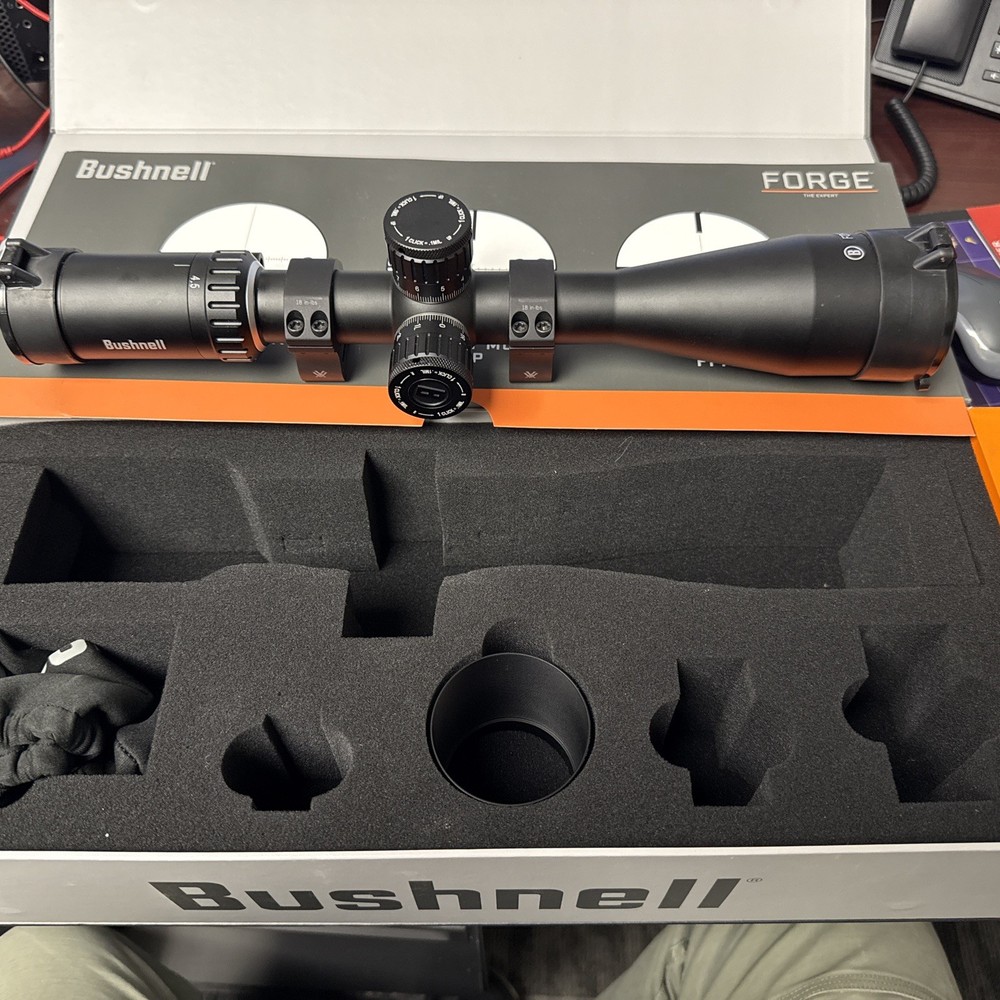 Bushnell Forge 4.5-27X 50mm Riflescope Deploy Mil - Black