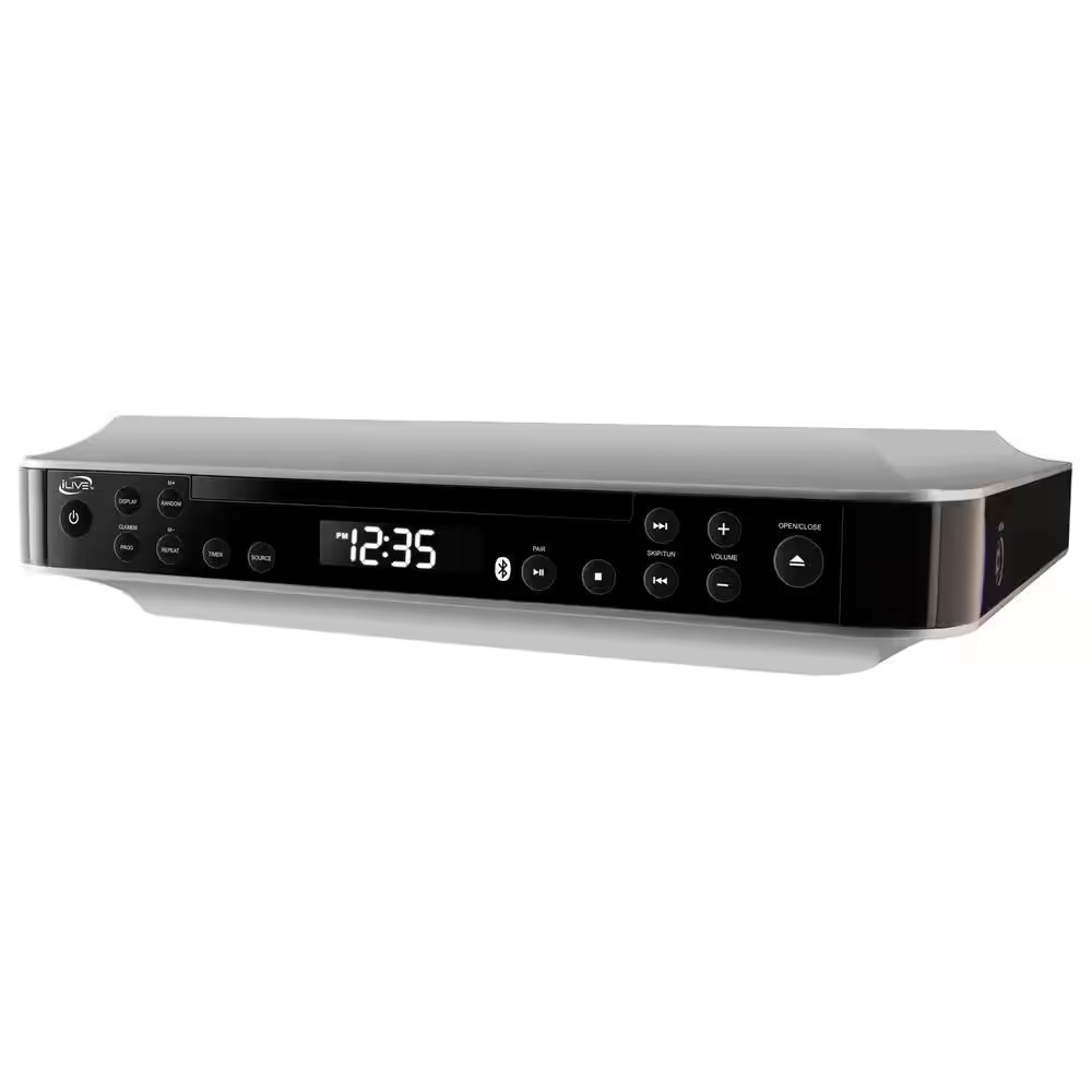 Bluetooth under Cabinet Music System with CD Player