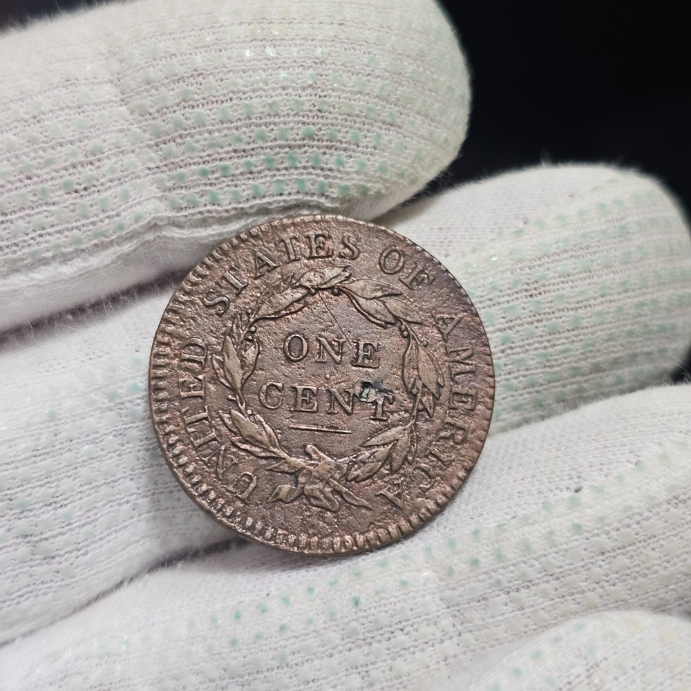 1817 Large Cent N.11 Strong Higher Grade Details