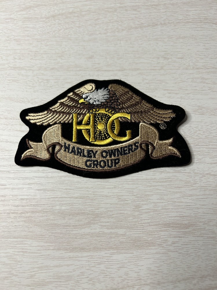 Harley Davidson Owners Group Patch Embroidered Eagle