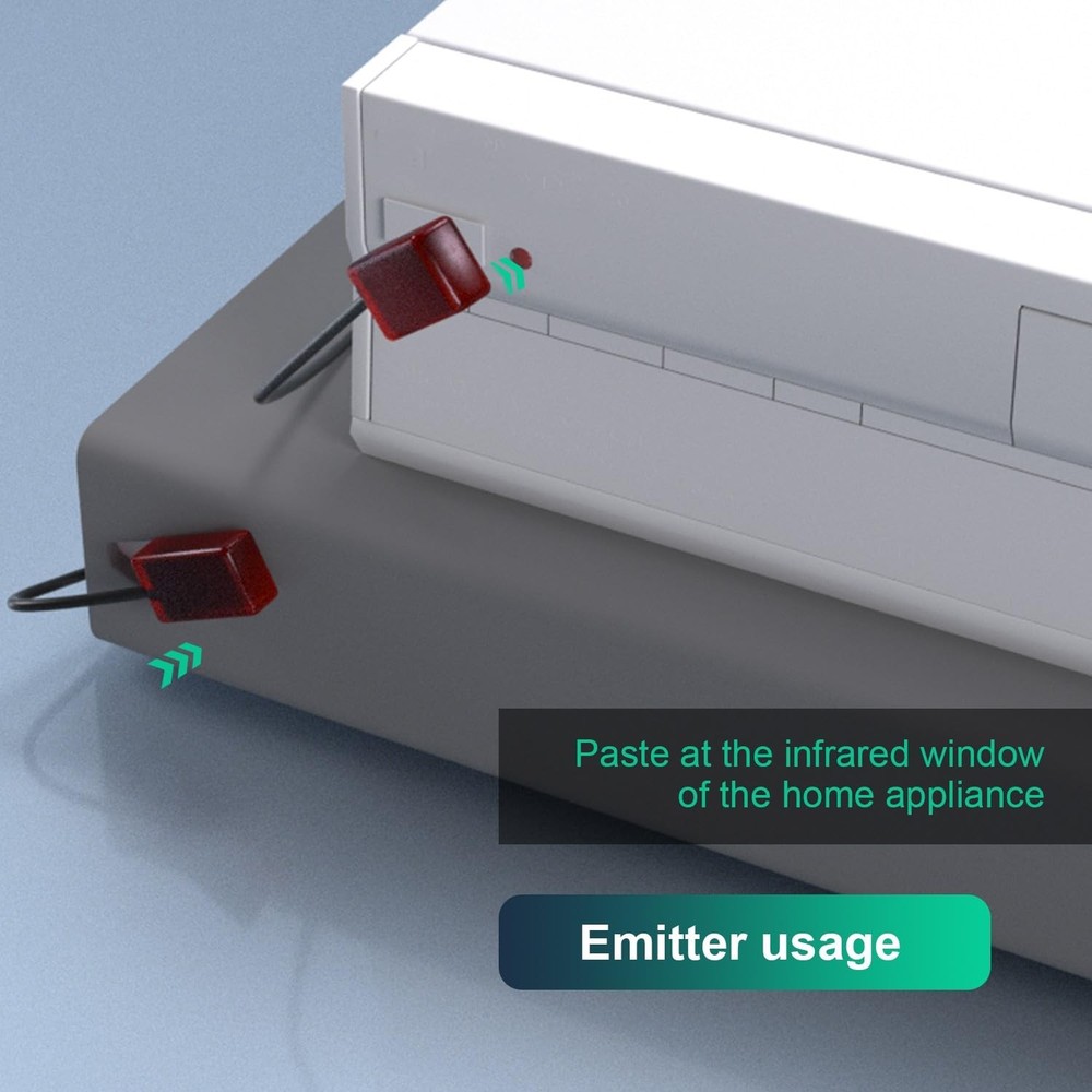 Universal Remote Control Infrared Quad Eye IR Emitter Extender Wireless