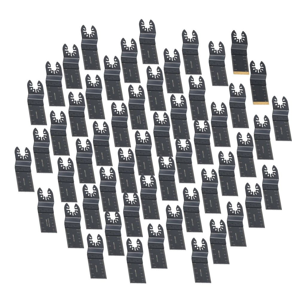 55 Pack Oscillating Saw Blades Quick Release Universal Oscillating Tool Blades