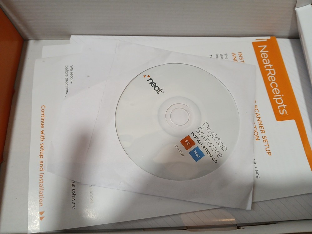 New NeatReceipts Mobile Document Scanner Digital Filing System USB PC/Mac