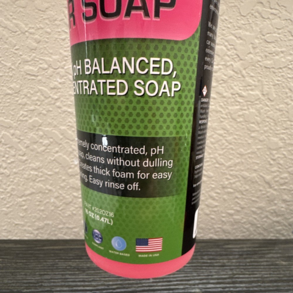 3D Pink Car Soap PH Neutral Car Wash Soap