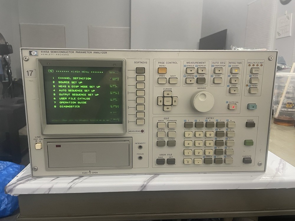 HP 4145A Semiconductor Parameter Analyzer Used Condition Working See Description