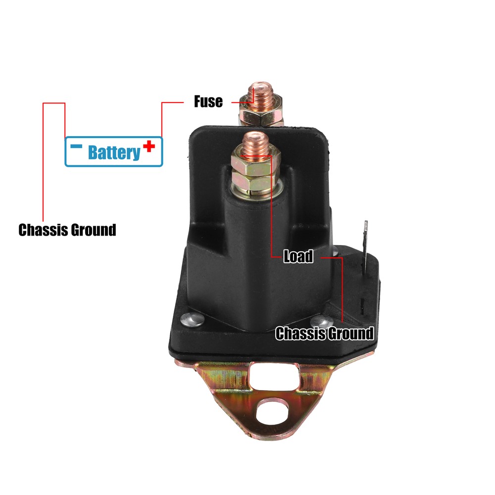 Car 12V Starter Solenoid Switch Relay Switch Intermittent Duty 3 Terminals
