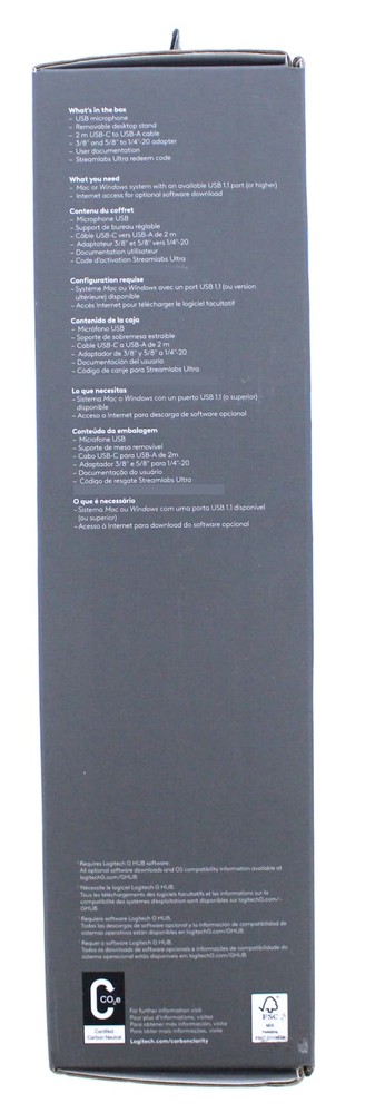 Logitech Yeti GX Dynamic RGB Gaming Mic