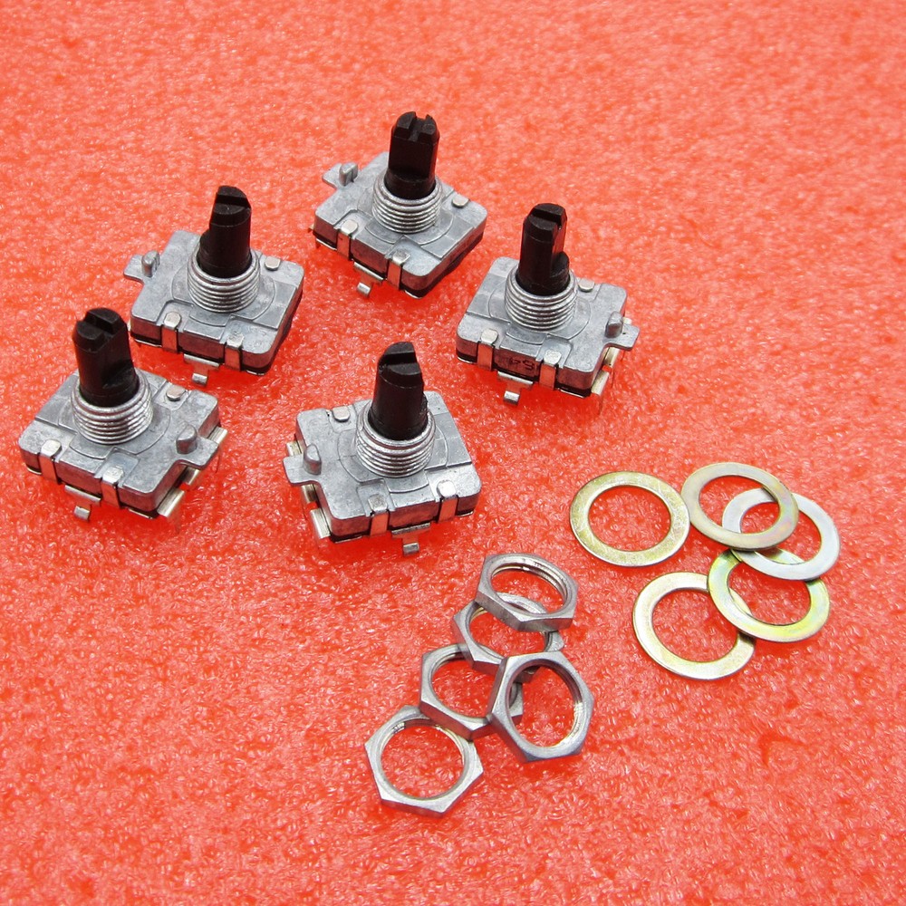 1PCS Rotary Encoder With EC16 Switch Audio Digital Potentiometer 15mm Handle