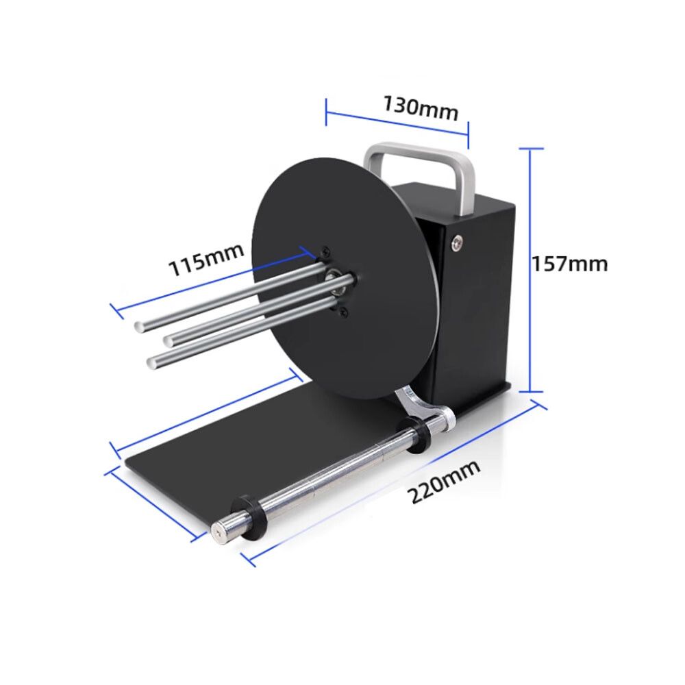 Automatic Label Coreless Rewinder Small Barcode Label Rewinder Speed Adjustable