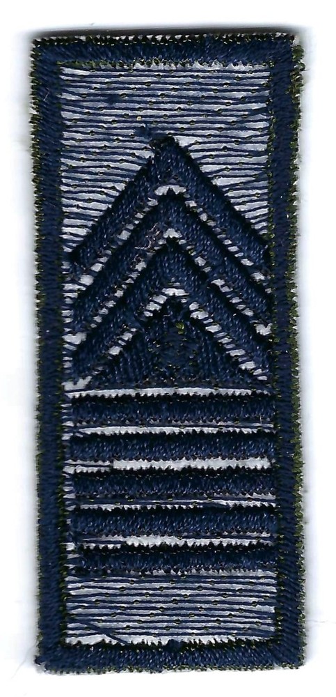 Philippine Army Chief Master Sergeant Collar Lapel Rank Embroidered Patch