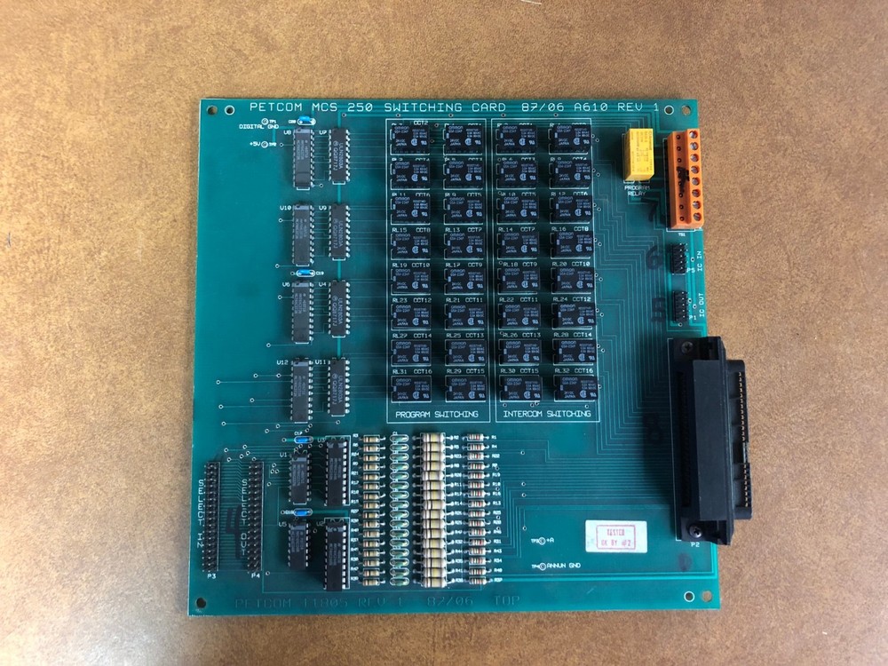 Dukane A610 Switching Card for a MCS250 Intercom System