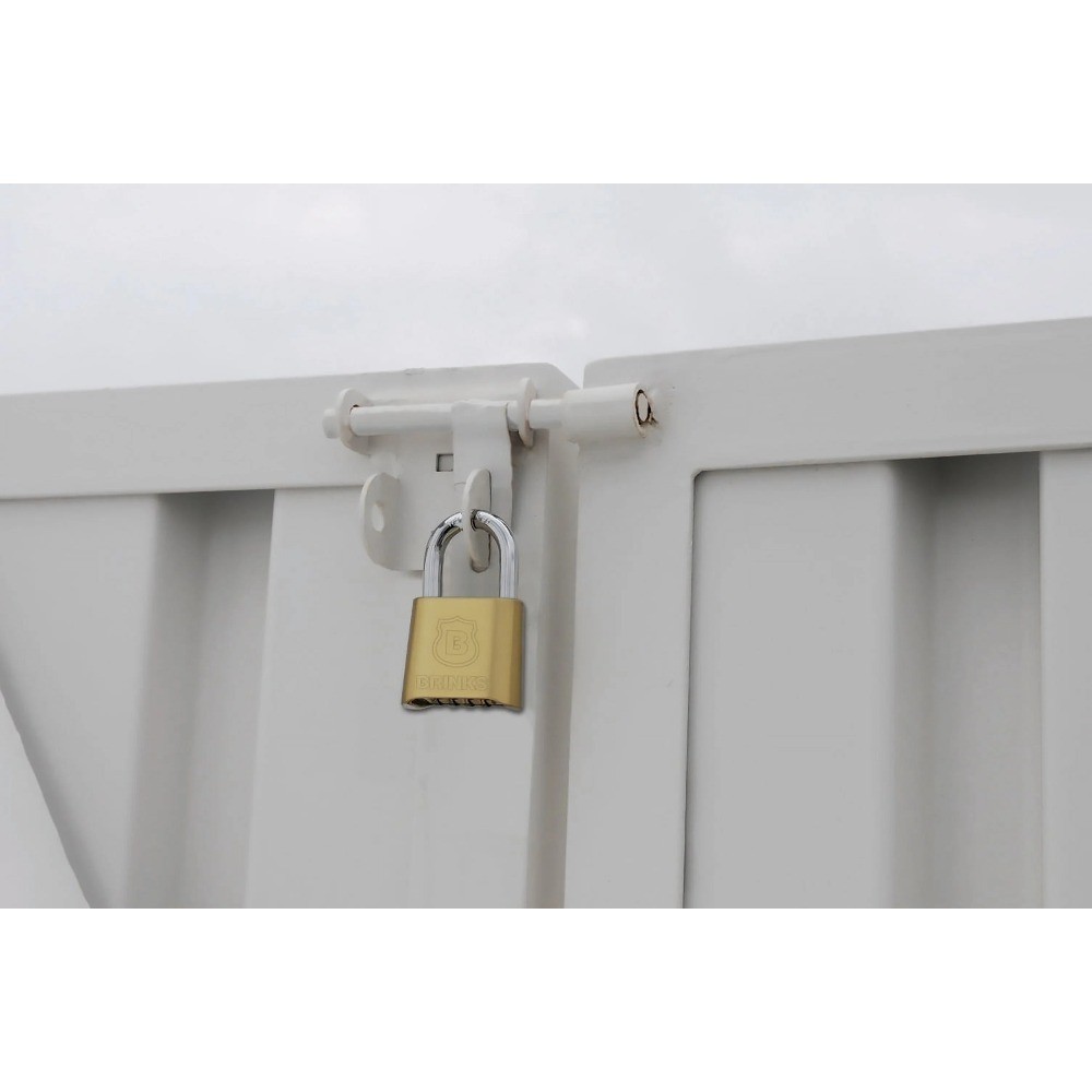 Resettable Combination Padlock Solid Brass 50mm 1 inch Shackle Keyless Security