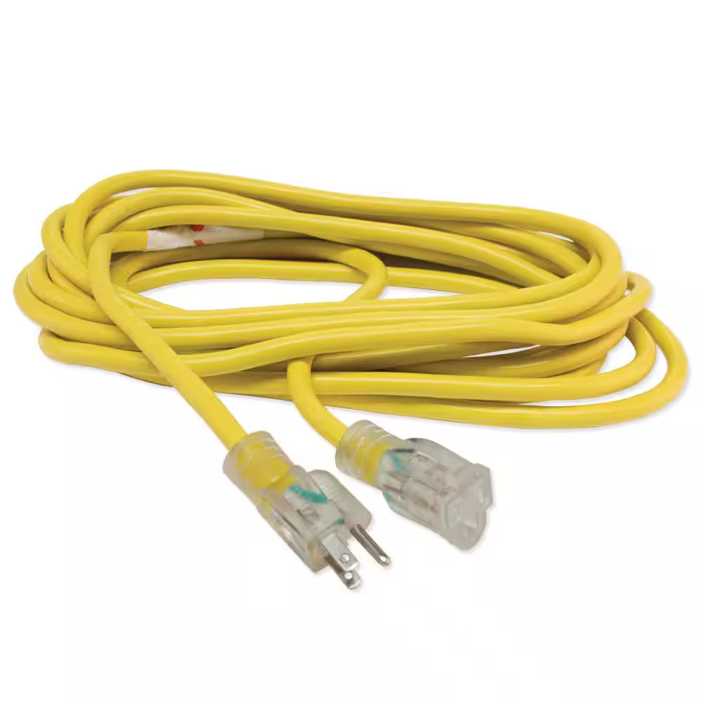 25 Ft. 12/3 Extension Cord with Indicator Light