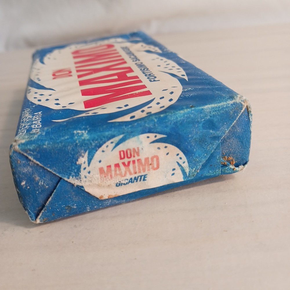 Vintage Don Maximo Laundry Bar Soap Detergent Mexico