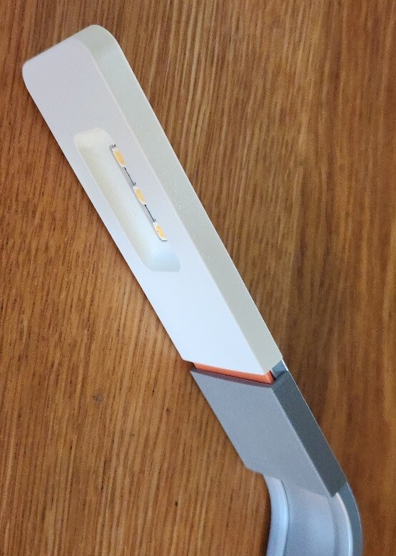 Steelcase SOTO model DSLEDF Freestanding Tasklight Silver Modern Minimalist LED