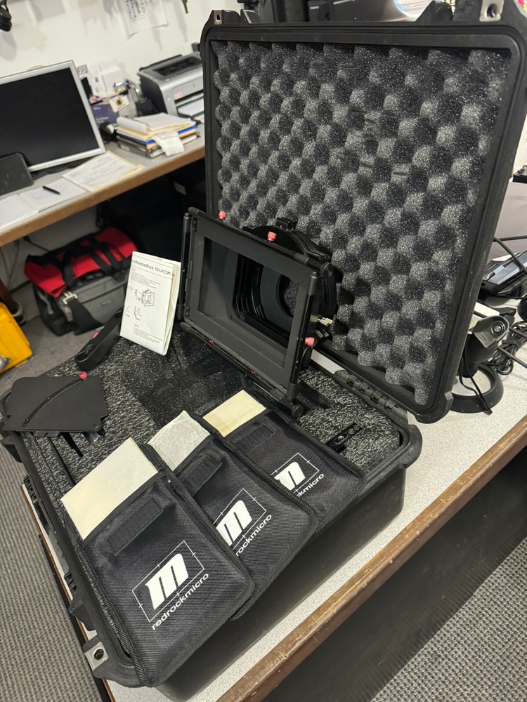 RedRock Micro Matte Box RED Edition w/RED Universal Quick Release