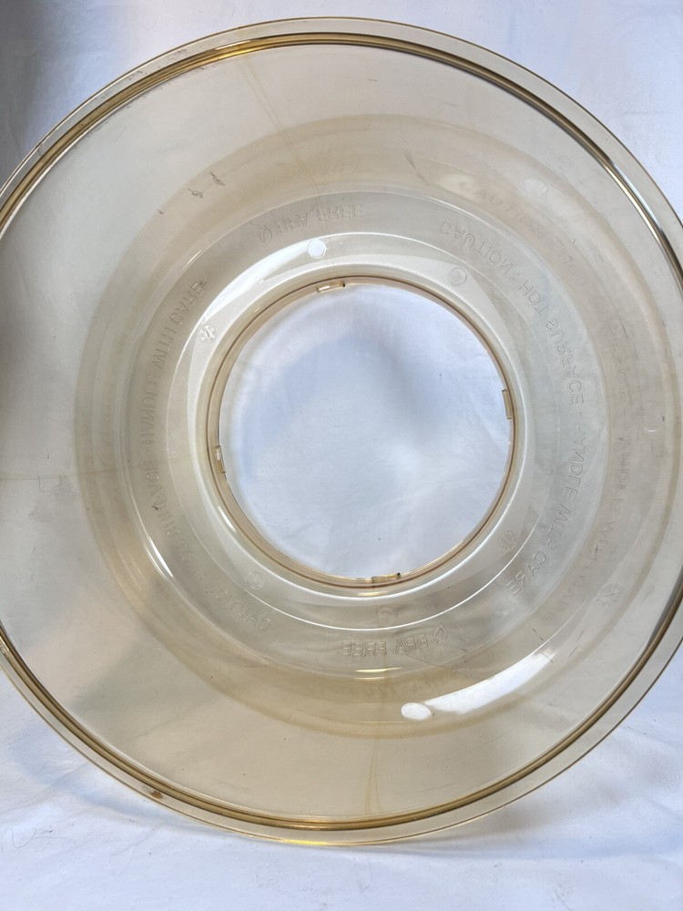 NuWave Pro Plus Infrared Oven 13" Amber Replacement Dome Clear Extender Ring