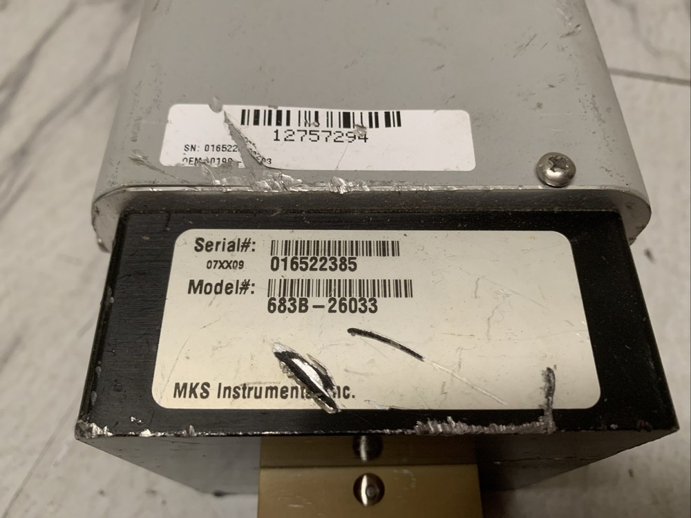 MKS INSTRUMENTS 683B-26033 THROTTLE CONTROL VALVE