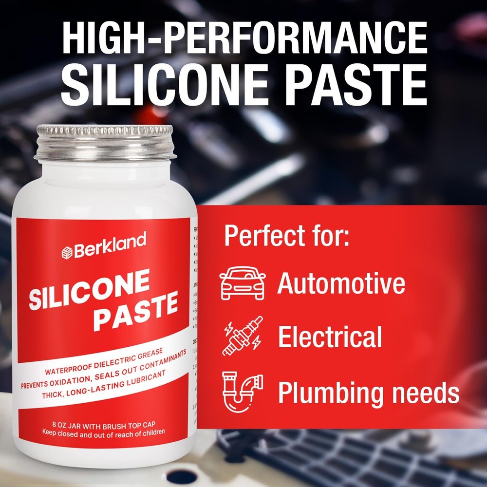Silicone Paste Waterproof Dielectric Grease for Electrical Connectors, Spark...