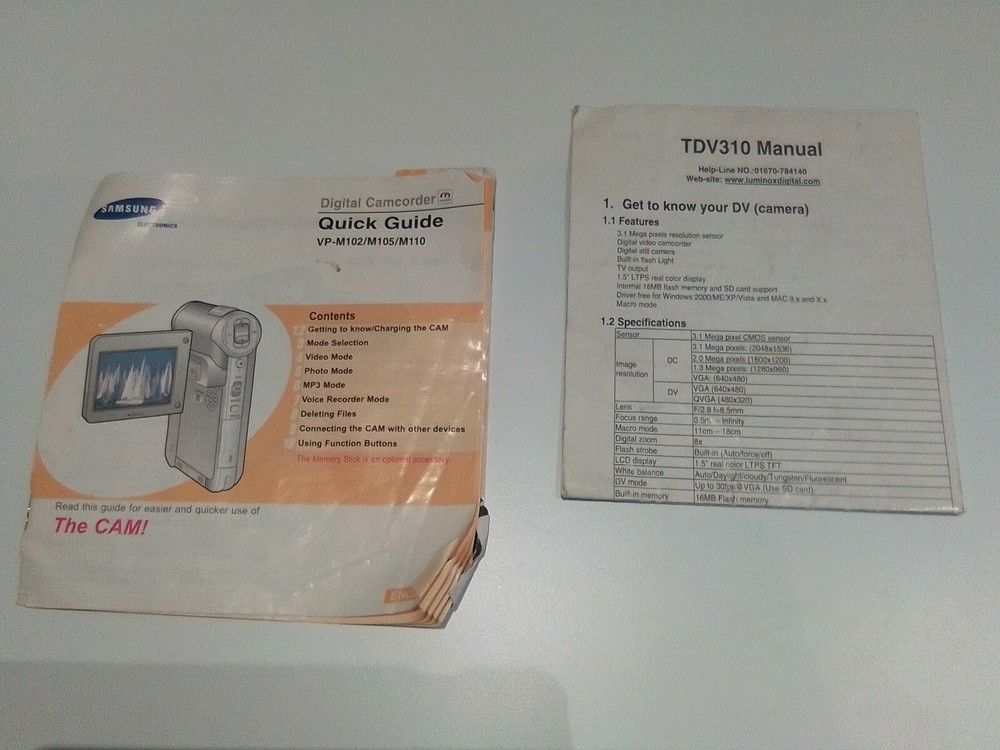 Samsung Digital Camcorder VP-M110