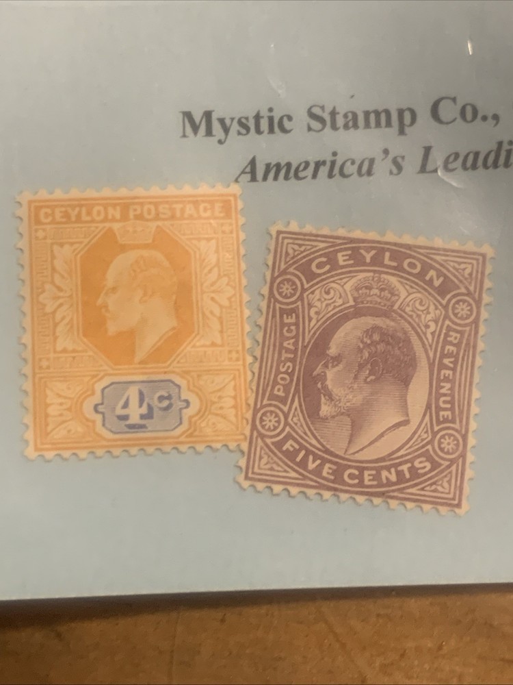 Ceylon 180-83 MINT STAMPS 1904-10