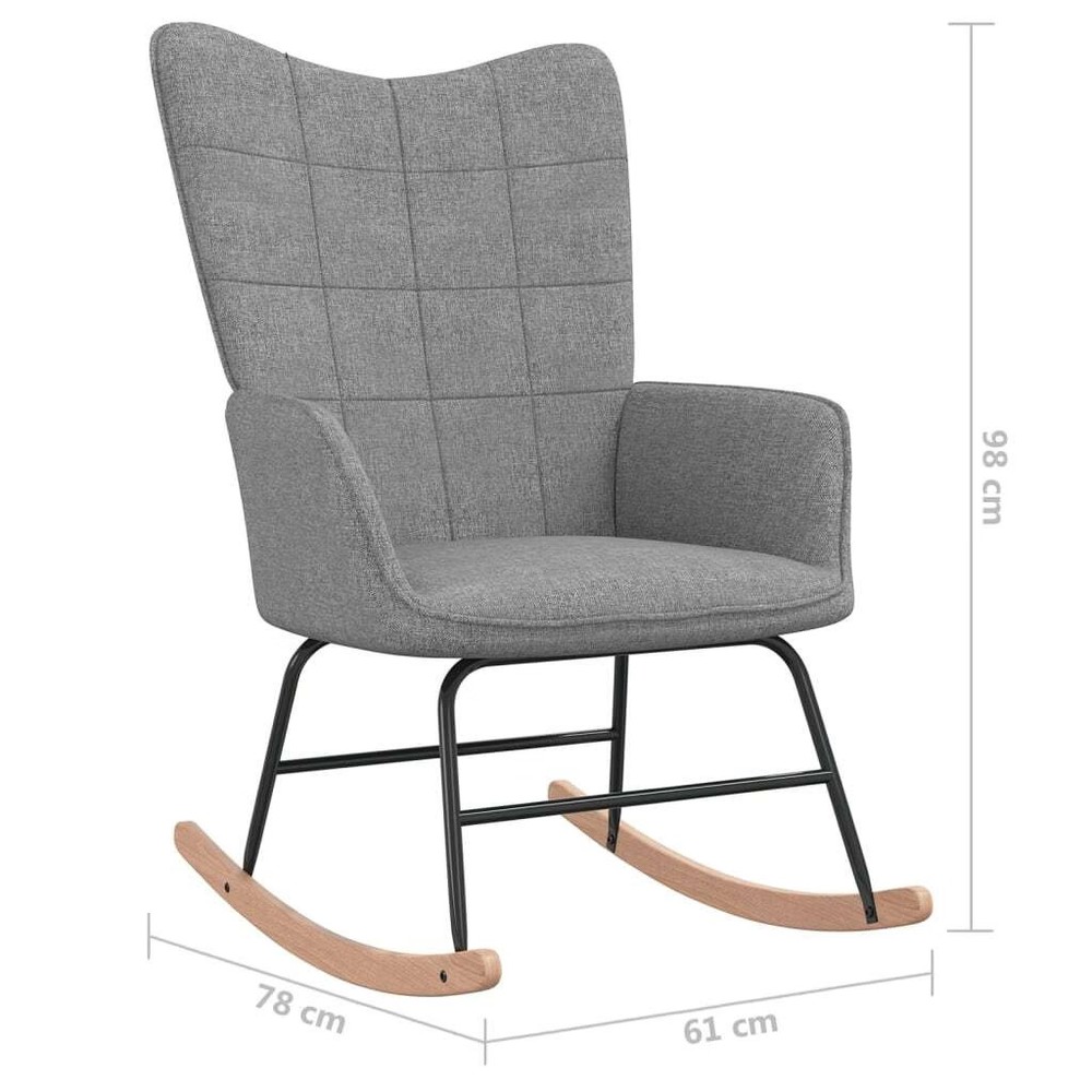Rocking Chair Light grey