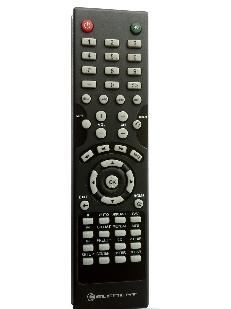 NEW Remote for ELEMENT R-O-KU Ready TV Remote Control ELEFT466 ELEFT502 ELEFT406