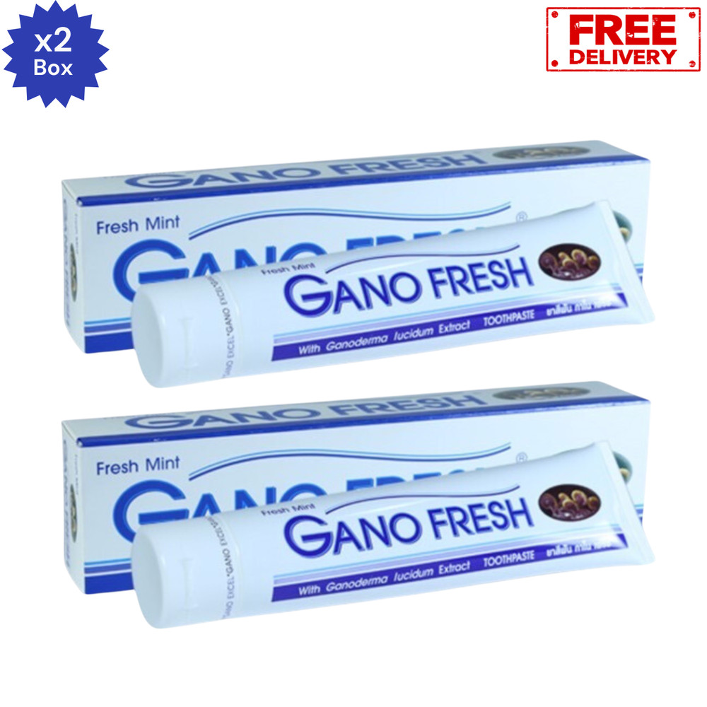 2x Gano Excel Gano Fresh Toothpaste 150g With Ganoderma Free Shipping