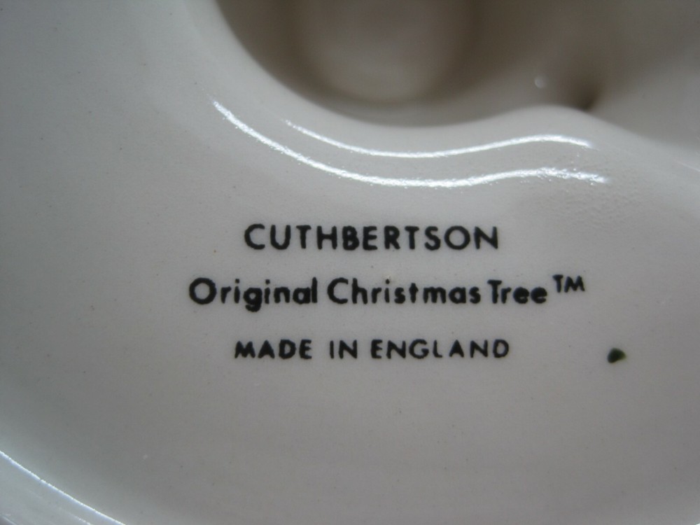 Vintage Cuthbertson Original Christmas Tree Candle Holder