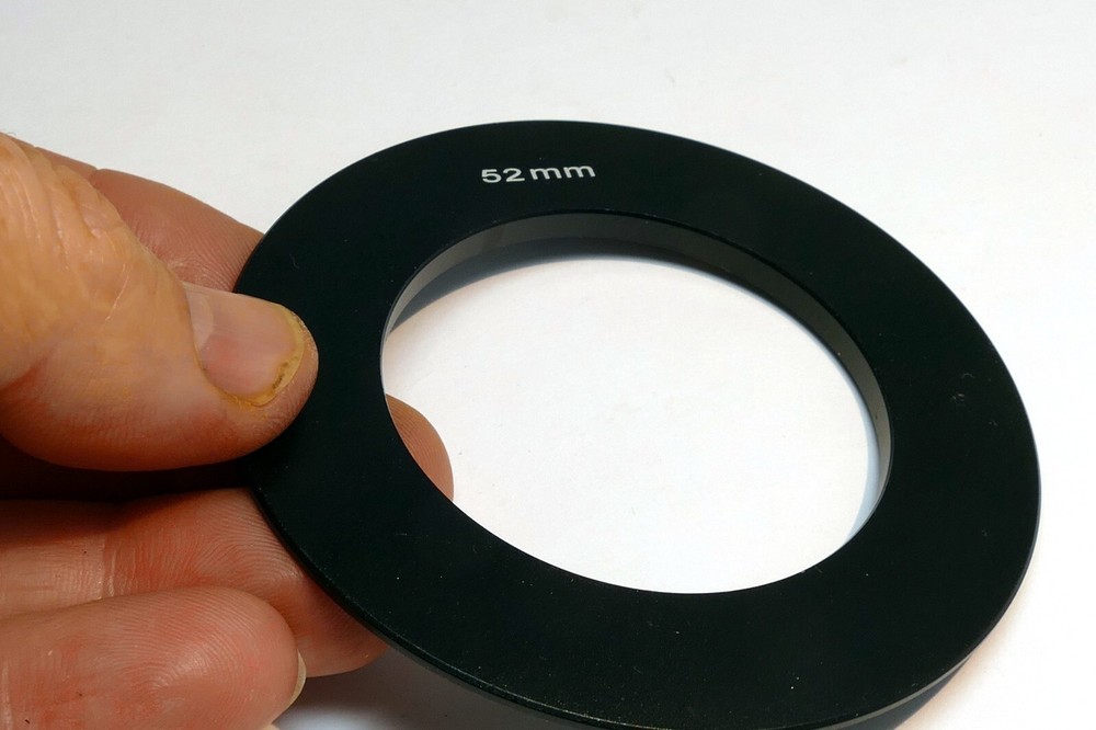 52mm Adapter Ring for Square holder Cokin size Medium P threaded for lens