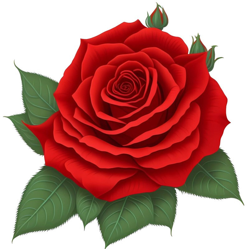30 Custom Unique Red Rose Personalized Address Labels