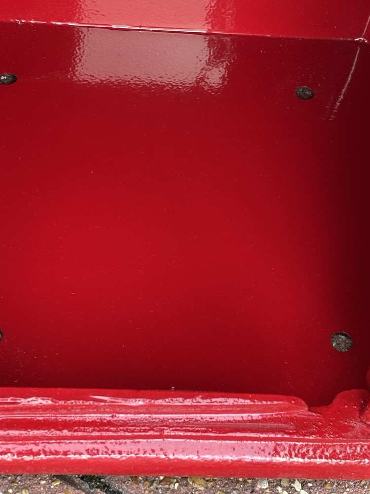 Post Box. Finished In A Bright Red, Comes With 2 Keys.