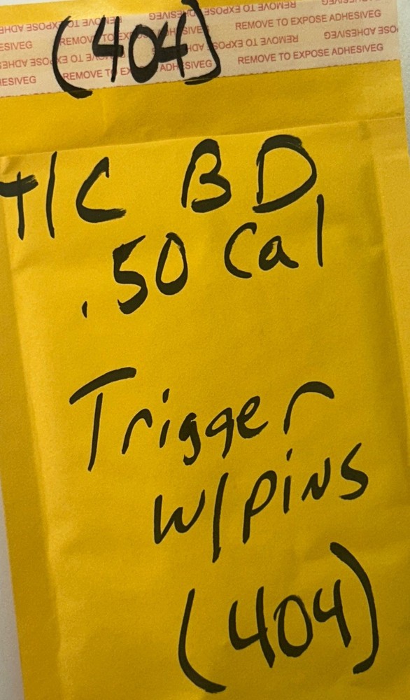 Thompson Center Black Diamond Inline Muzzleloader Trigger Assembly With Pins